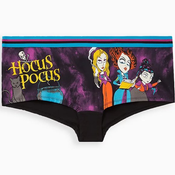 ❤️NWT VINTAGE TORRID HOCUS POCUS PANTY DISNEY BOYSHORT - PLUS SIZE HALLOWEEN - Picture 7 of 10